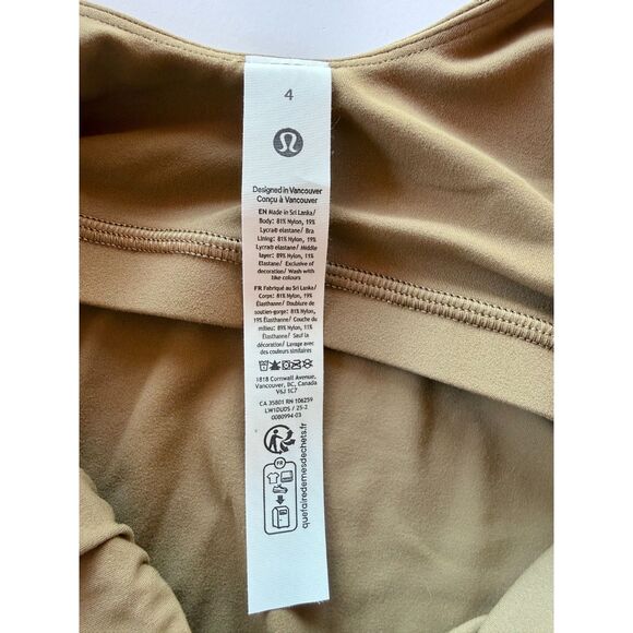 NWT Lululemon Women's Align Tank Top *Light Support, A/B Cup in Allspice Size 4 - Picture 11 of 14